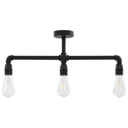 Plafondlamp Xe27 Zwart 3