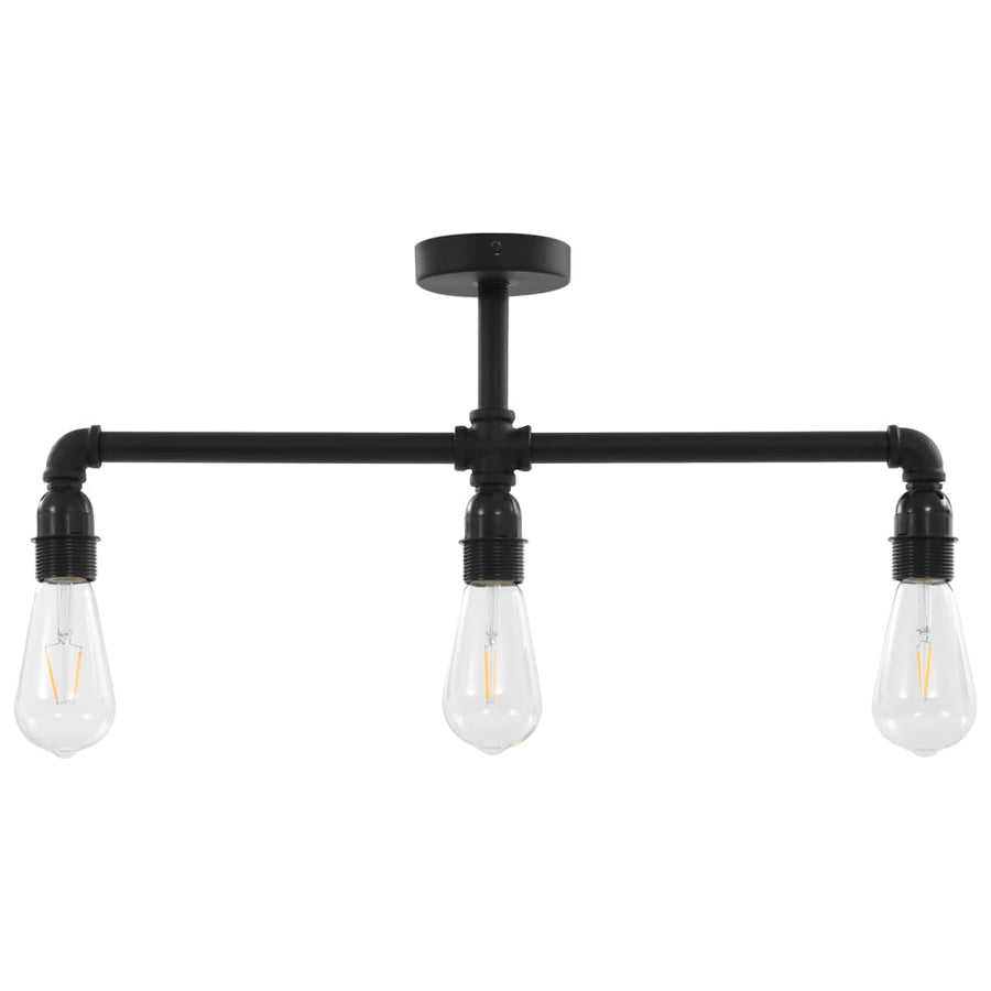 Plafondlamp Xe27 Zwart 3