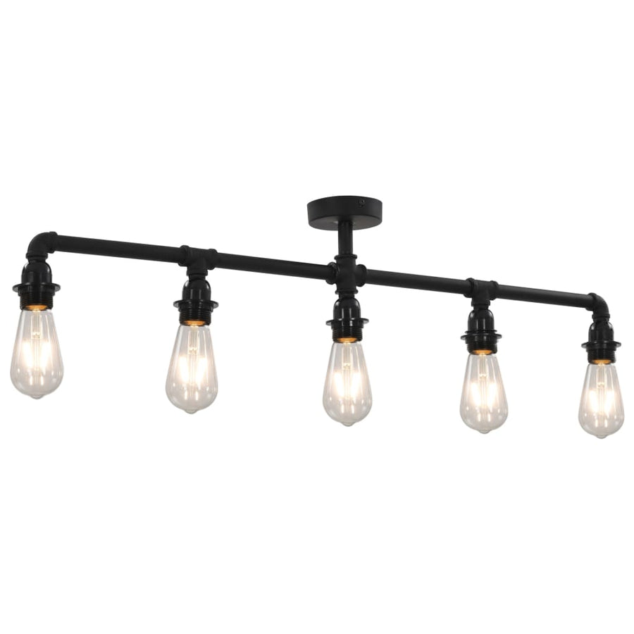 Plafondlamp Xe27 Zwart 5