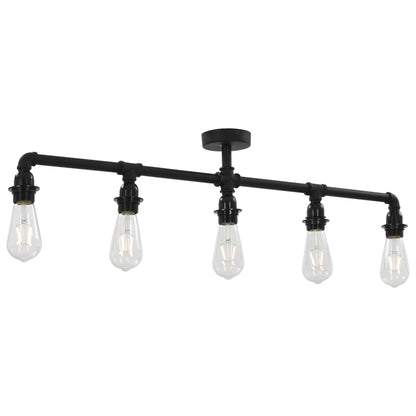 Plafondlamp Xe27 Zwart 5