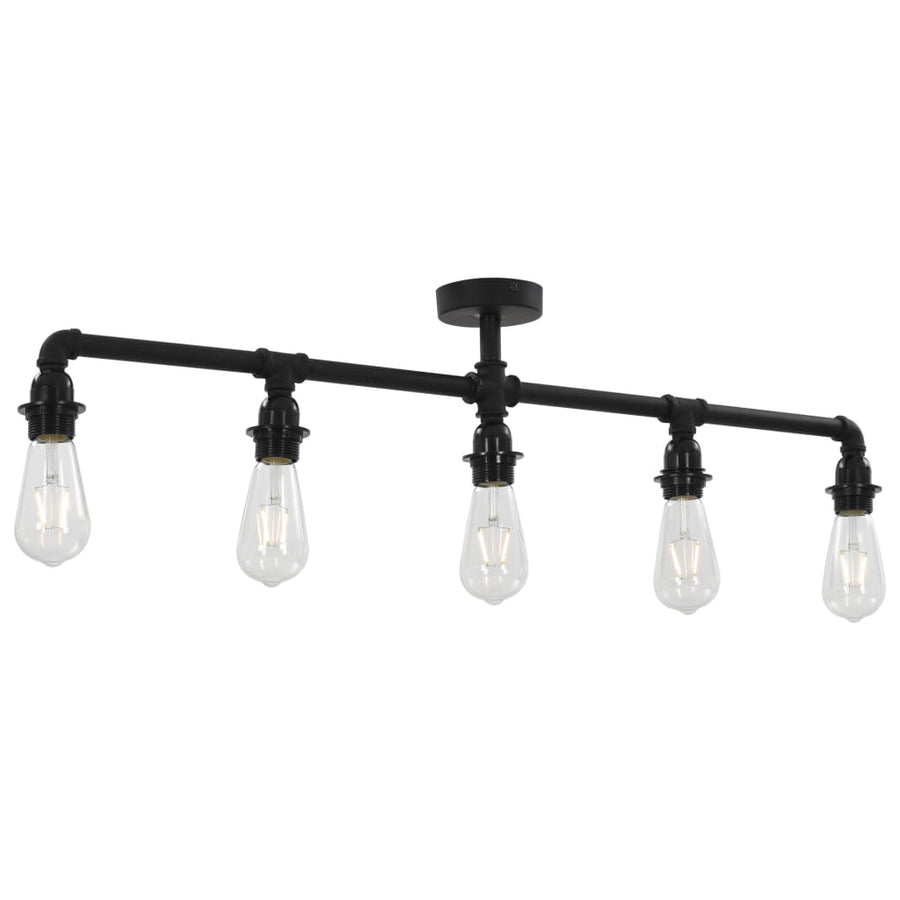 Plafondlamp Xe27 Zwart 5