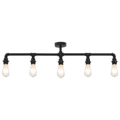 Plafondlamp Xe27 Zwart 5