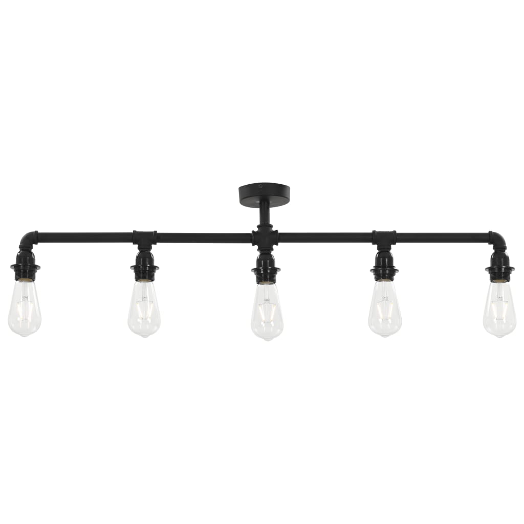 Plafondlamp Xe27 Zwart 5