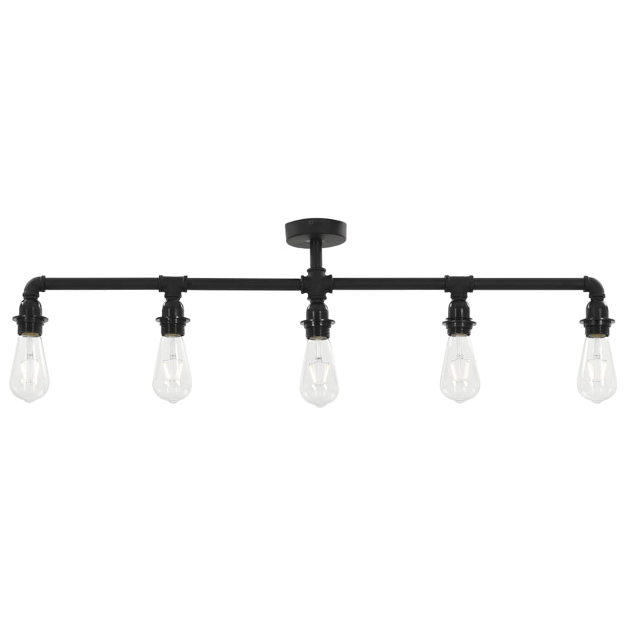 Plafondlamp Xe27 Zwart 5