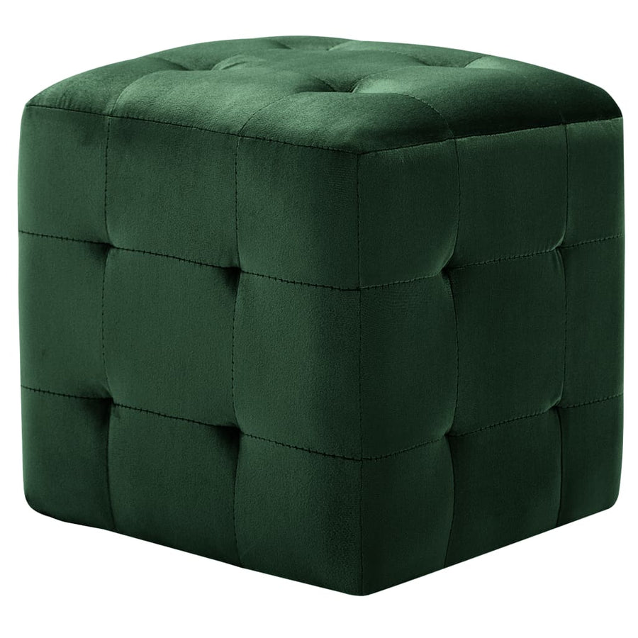 Nachtkastjes 30X30X30 Cm Fluweel Groen