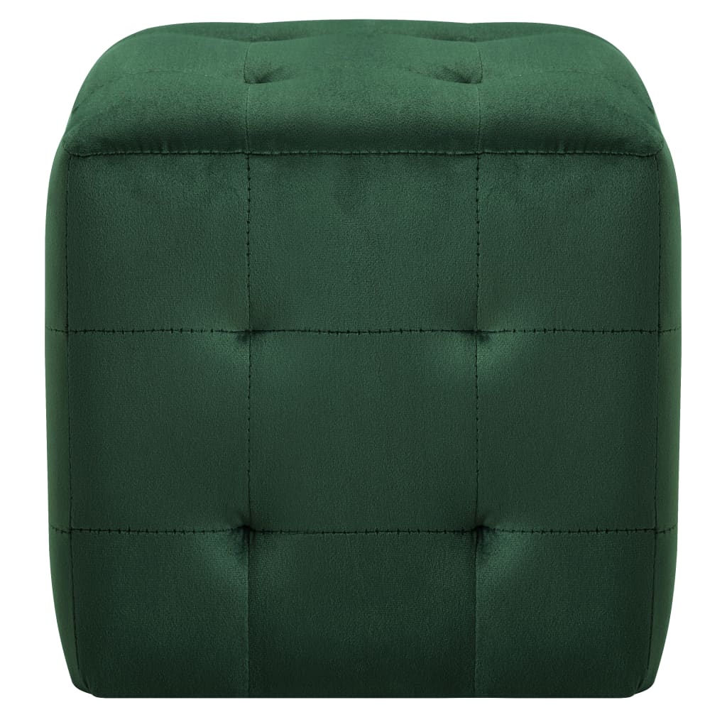 Nachtkastjes 30X30X30 Cm Fluweel Groen