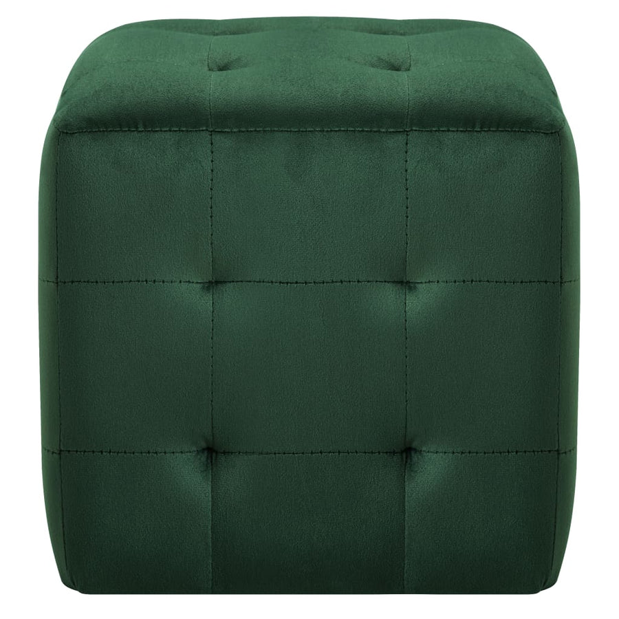 Nachtkastjes 30X30X30 Cm Fluweel Groen