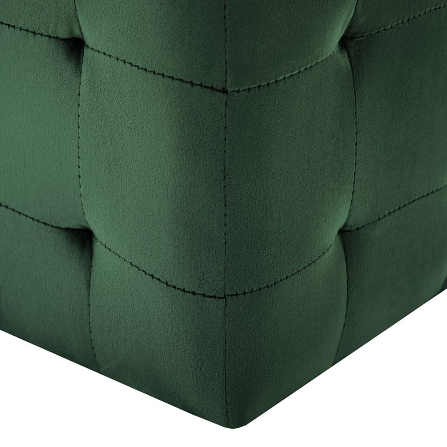 Nachtkastjes 30X30X30 Cm Fluweel Groen