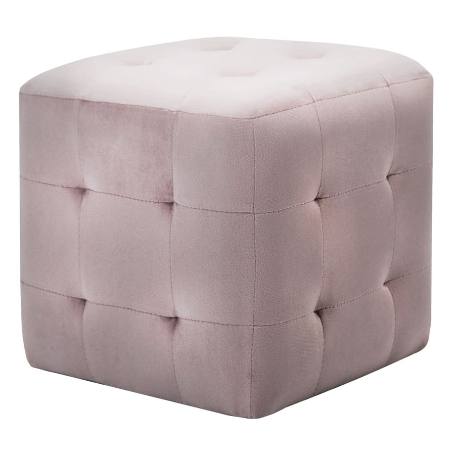 Nachtkastjes 30X30X30 Cm Fluweel Roze