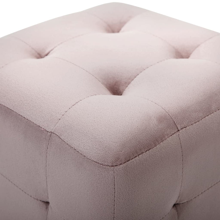 Nachtkastjes 30X30X30 Cm Fluweel Roze