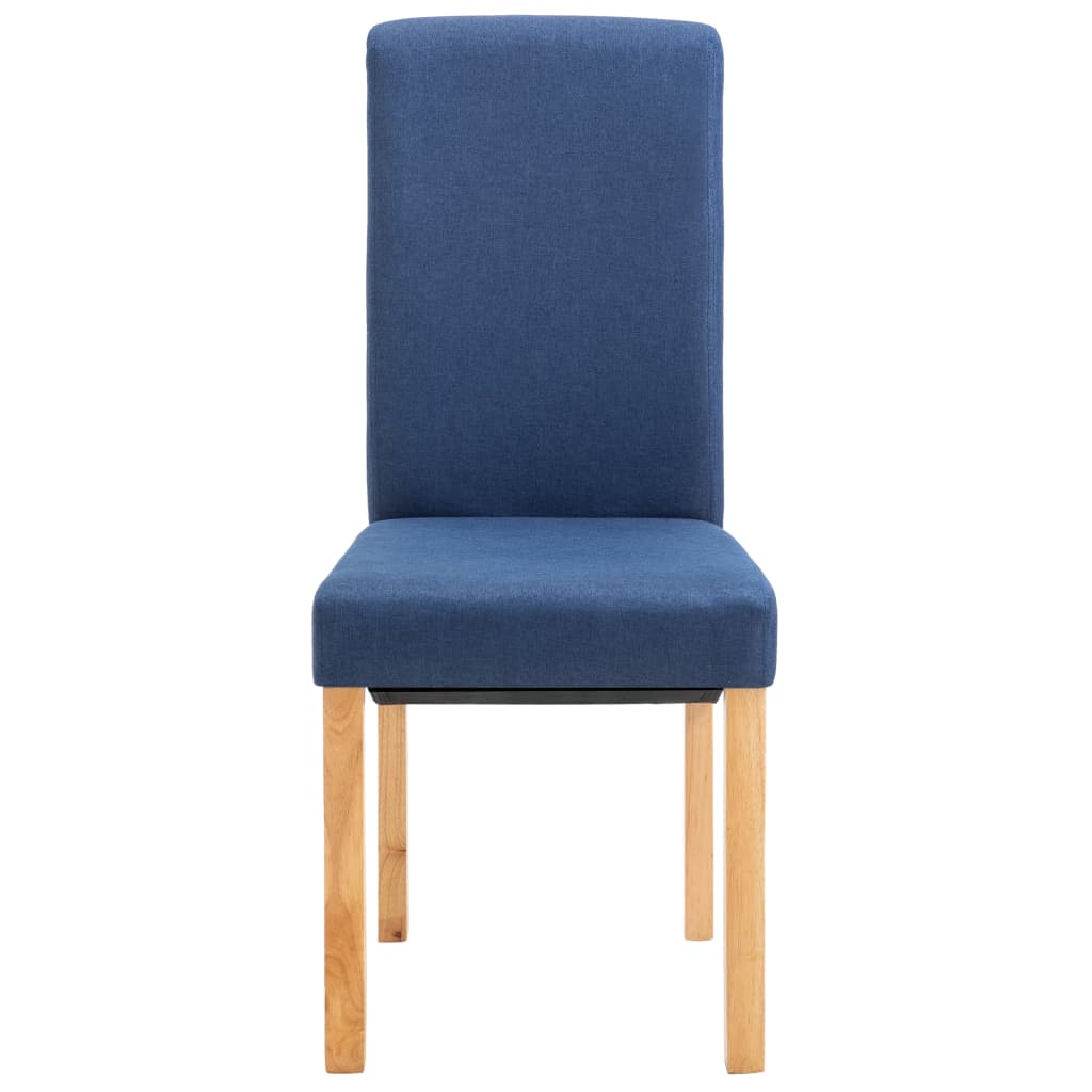 Eetkamerstoelen 4 St Stof Blauw
