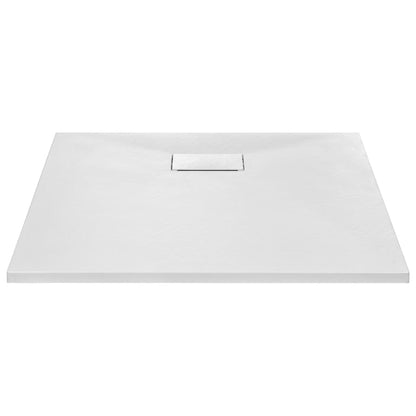 Douchebak 90x90 cm SMC wit 90 x 90 cm Wit