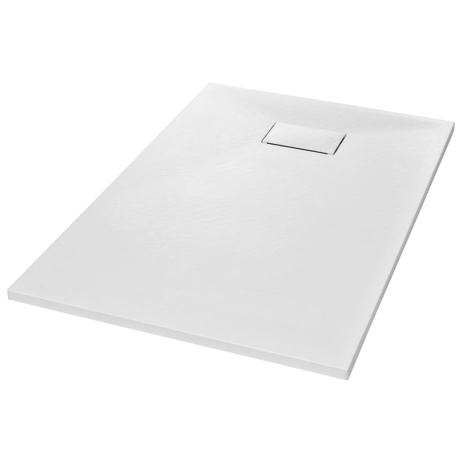 Douchebak 120x70 cm SMC wit 120 x 70 cm Wit