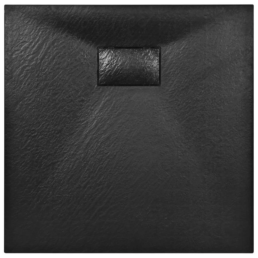 Douchebak 80x80 cm SMC zwart 80 x 80 cm Zwart