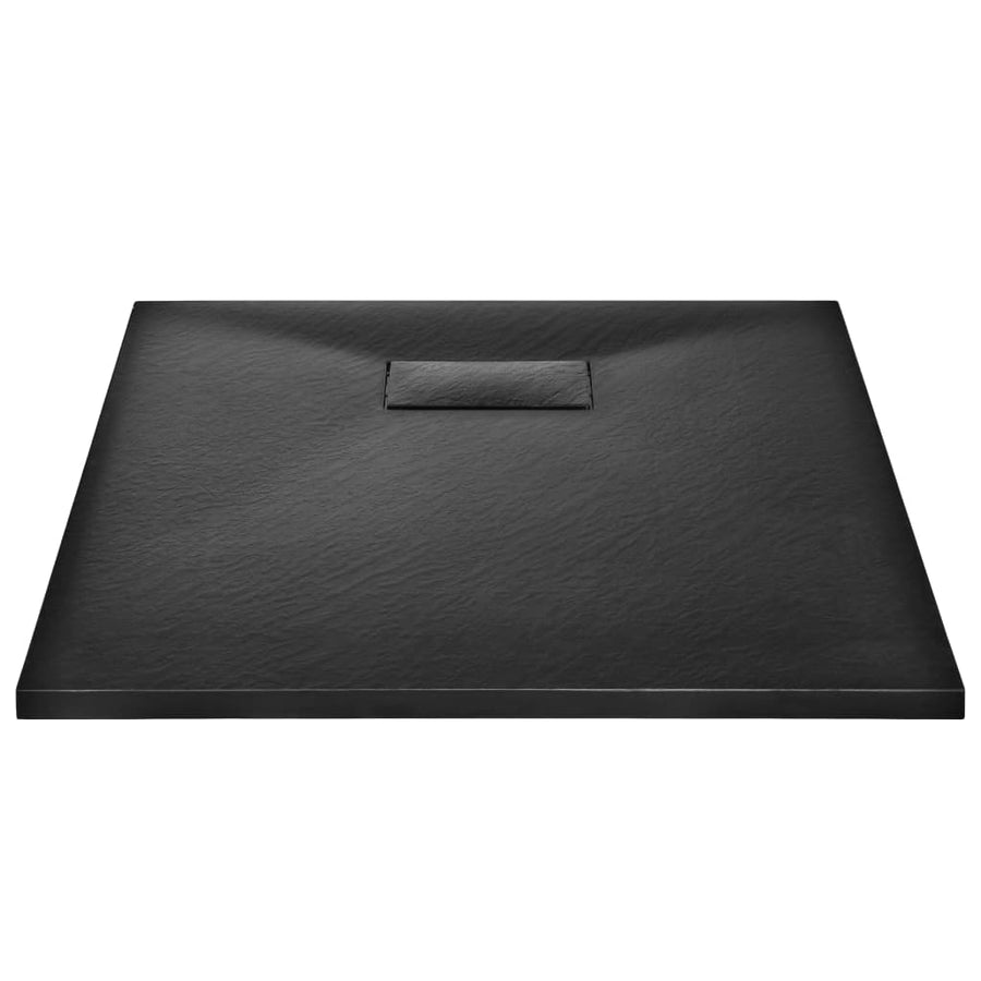 Douchebak 90x70 cm SMC zwart 90 x 70 cm Zwart
