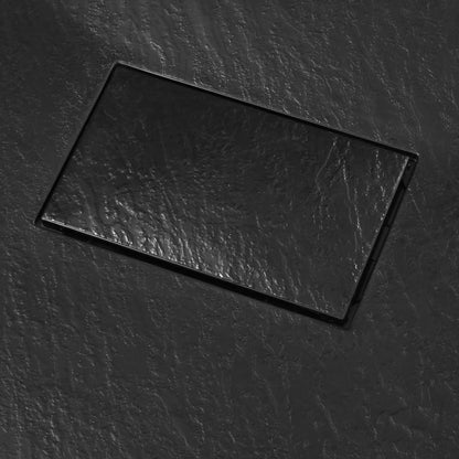 Douchebak 90x70 cm SMC zwart 90 x 70 cm Zwart