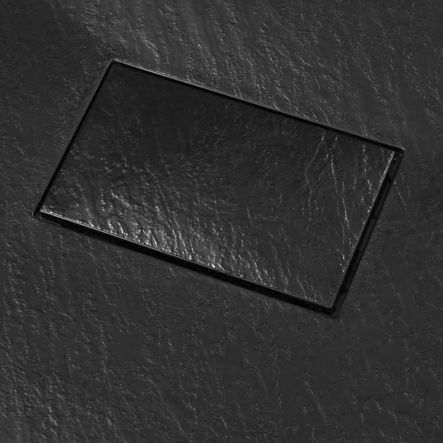 Douchebak 90x70 cm SMC zwart 90 x 70 cm Zwart