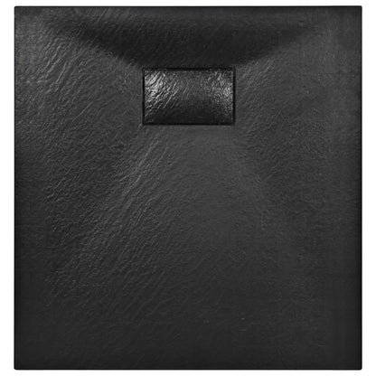 Douchebak 90x80 cm SMC zwart 90 x 80 cm Zwart