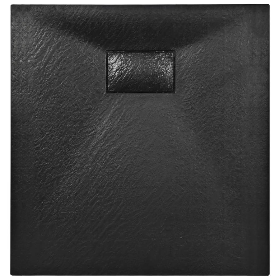Douchebak 90x80 cm SMC zwart 90 x 80 cm Zwart