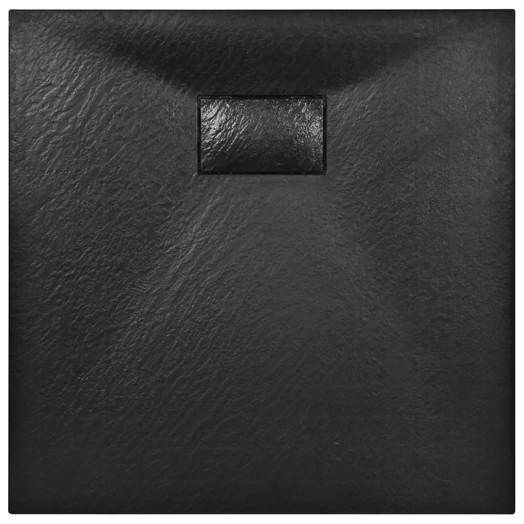 Douchebak 90x90 cm SMC zwart 90 x 90 cm Zwart