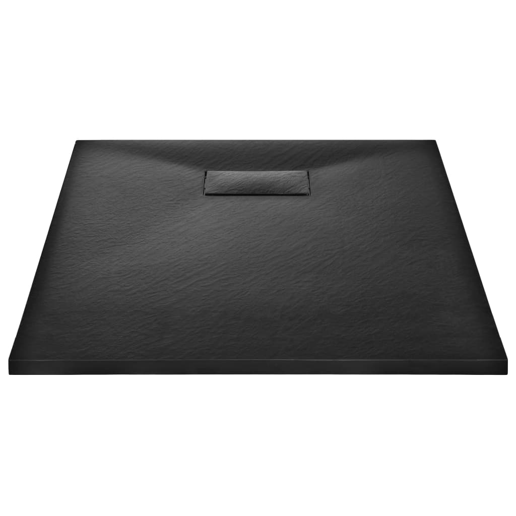 Douchebak 100x70 cm SMC zwart 100 x 70 cm Zwart