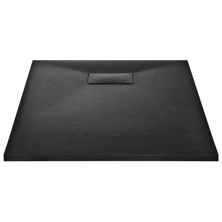 Douchebak 100x70 cm SMC zwart 100 x 70 cm Zwart