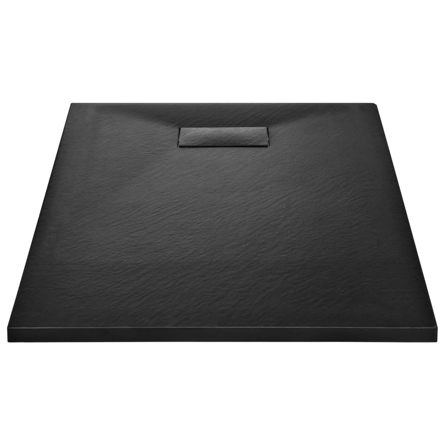 Douchebak 100x80 cm SMC zwart 100 x 80 cm Zwart
