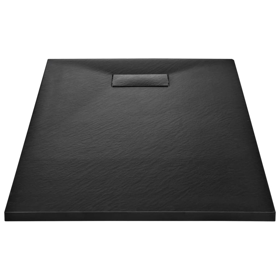 Douchebak 120x70 cm SMC zwart 120 x 70 cm Zwart