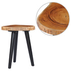 Salontafel 40x45 cm massief teakhout mangohout
