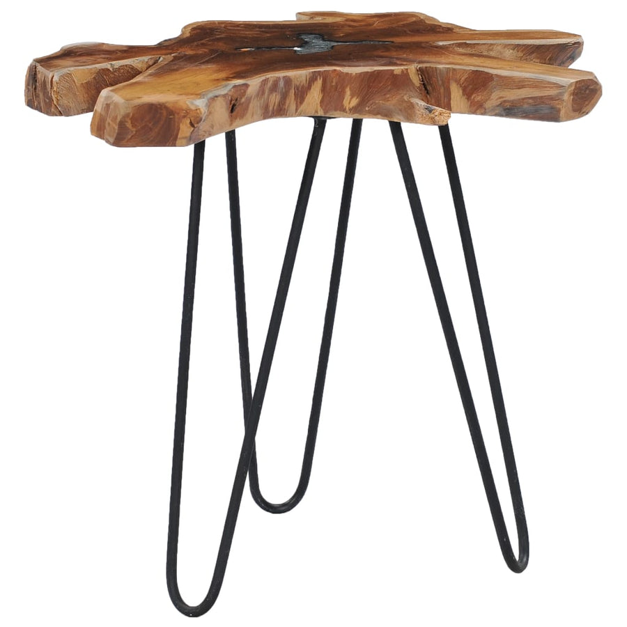 Salontafel 70X45 Cm Massief Teakhout En Polyresin