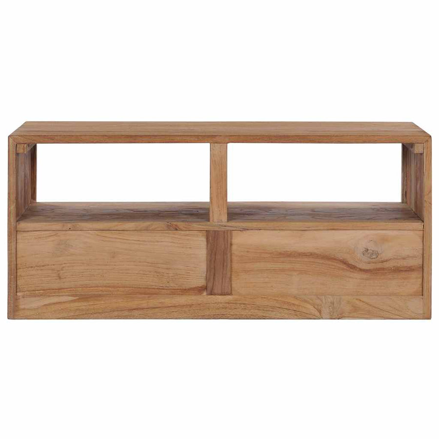 Tv-meubel 90x30x40 cm massief teakhout
