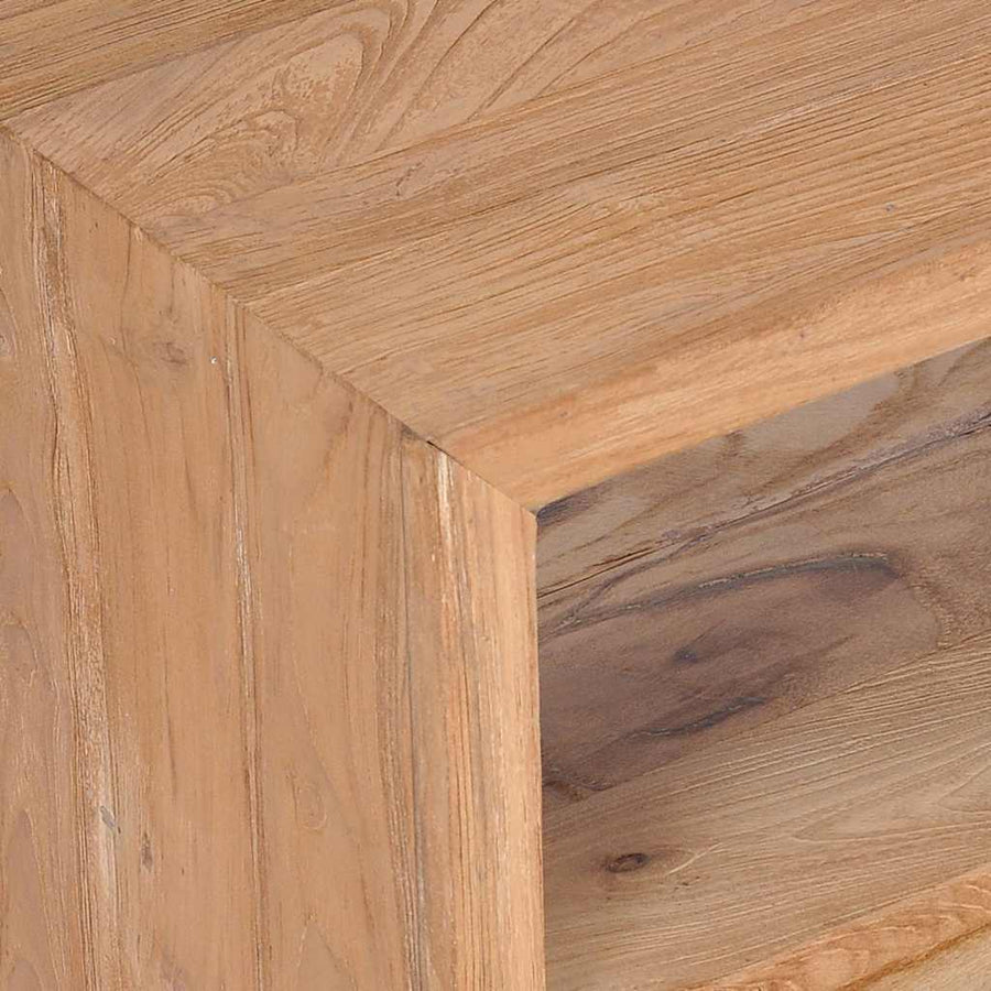 Tv-meubel 90x30x40 cm massief teakhout