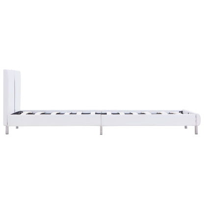 Bedframe Kunstleer Wit 90X200 Cm 90 x 200 cm