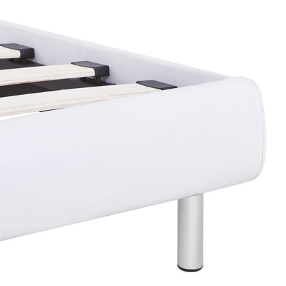 Bedframe Kunstleer Wit 90X200 Cm 90 x 200 cm