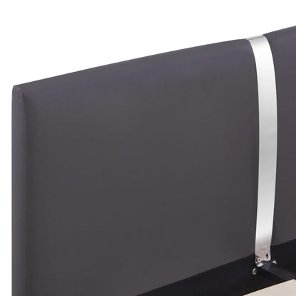 Bedframe Kunstleer 140 x 200 cm Grijs