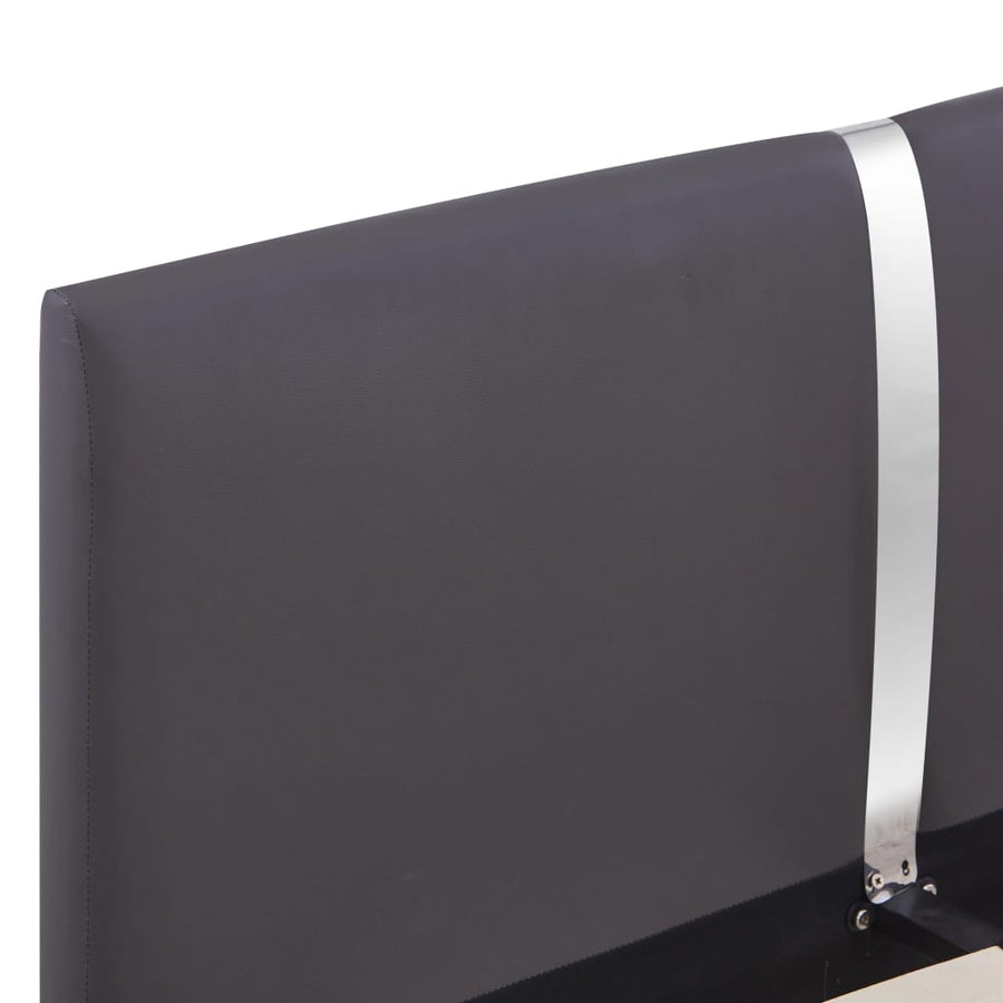 Bedframe Kunstleer 140 x 200 cm Grijs