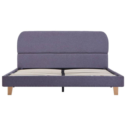 Bedframe Stof 140 x 200 cm Lichtgrijs