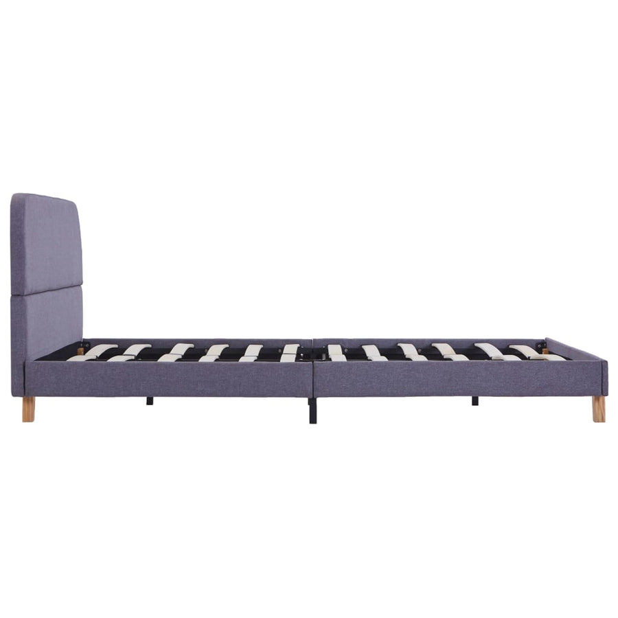 Bedframe Stof 140 x 200 cm Lichtgrijs