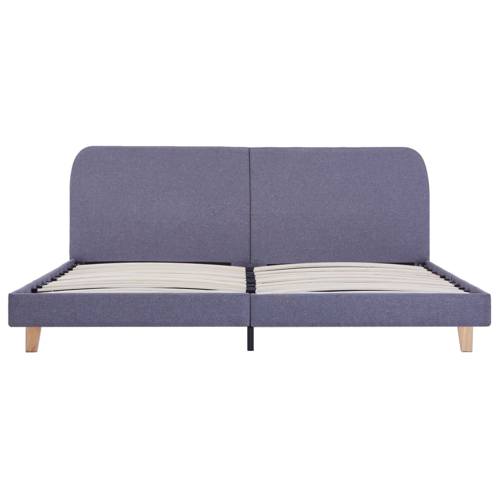 Bedframe Stof 180 x 200 cm Lichtgrijs