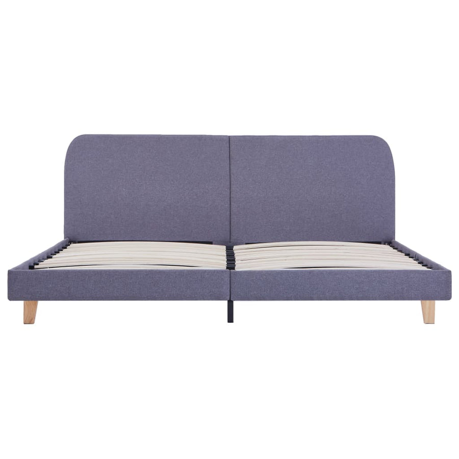 Bedframe Stof 180 x 200 cm Lichtgrijs
