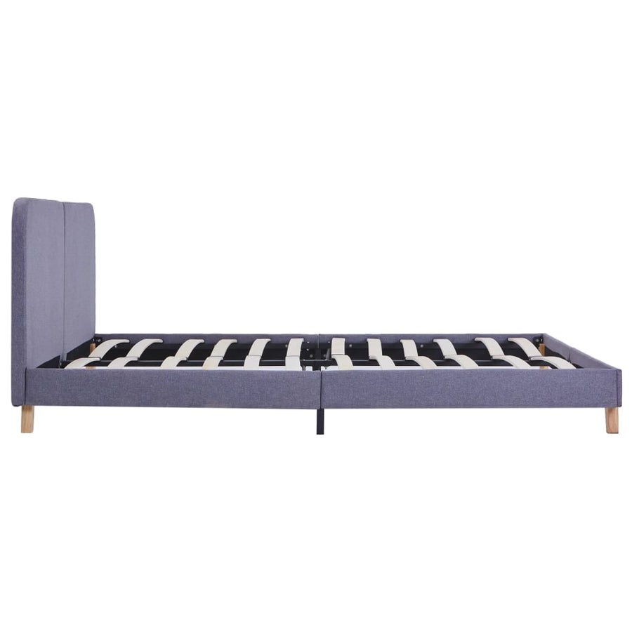 Bedframe Stof 180 x 200 cm Lichtgrijs