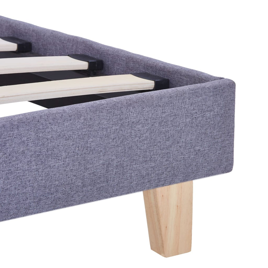 Bedframe Stof 180 x 200 cm Lichtgrijs