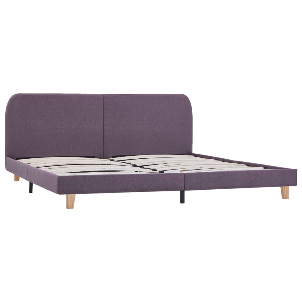 Bedframe Stof 180 x 200 cm Taupe
