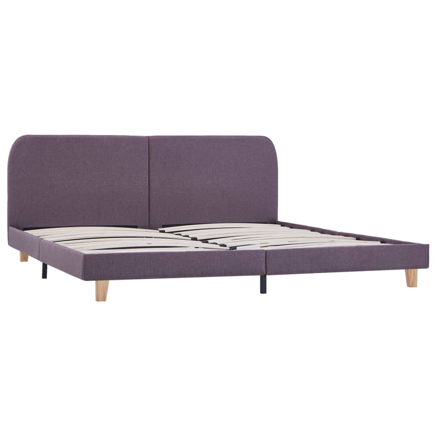 Bedframe Stof 180 x 200 cm Taupe