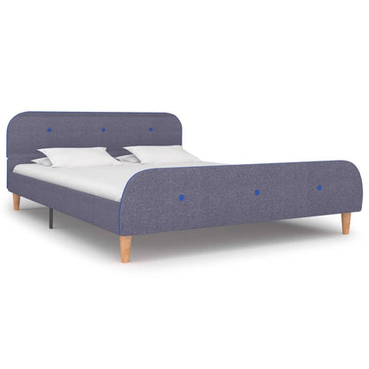 Bedframe Stof 140 x 200 cm Lichtgrijs
