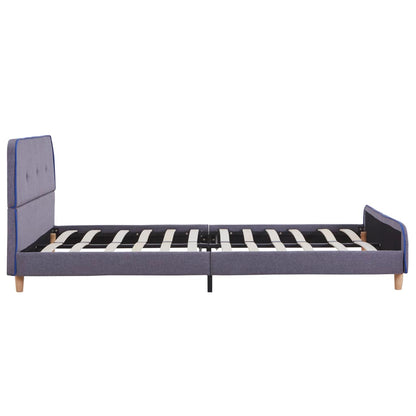 Bedframe Stof 140 x 200 cm Lichtgrijs
