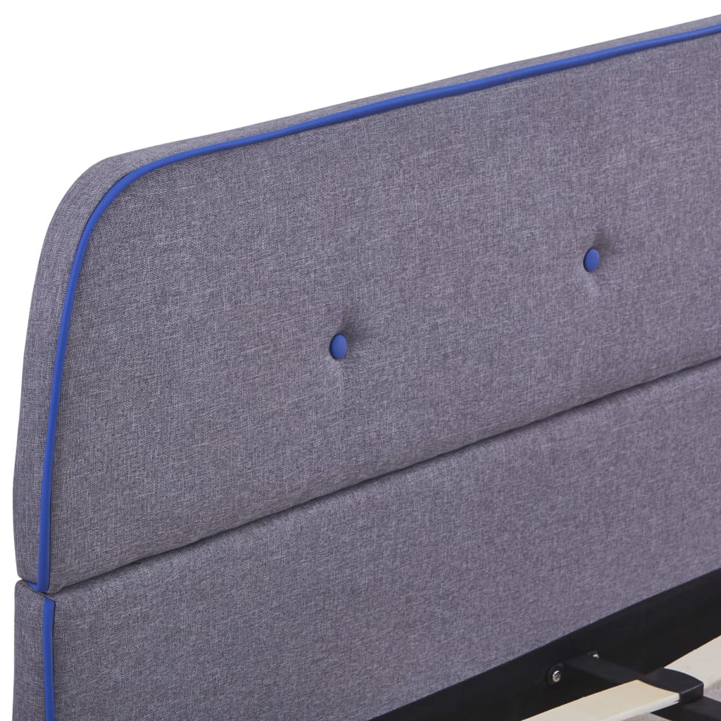 Bedframe Stof 140 x 200 cm Lichtgrijs