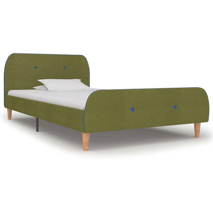 Bedframe Stof 90 x 200 cm Groen