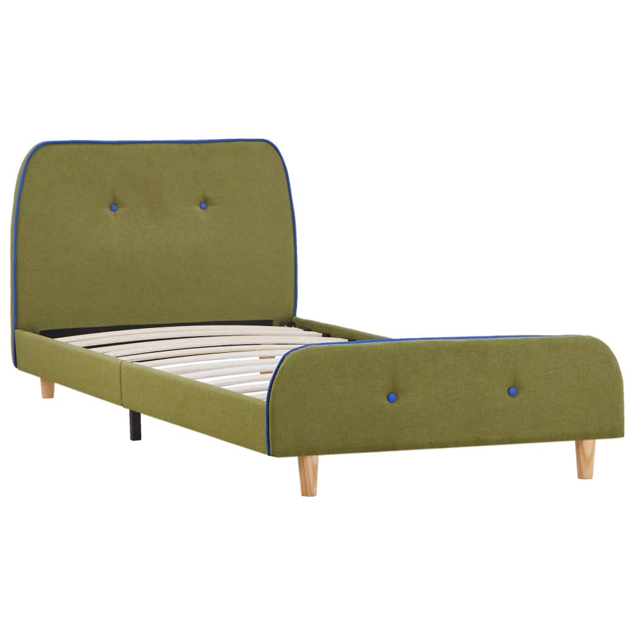 Bedframe Stof 90 x 200 cm Groen