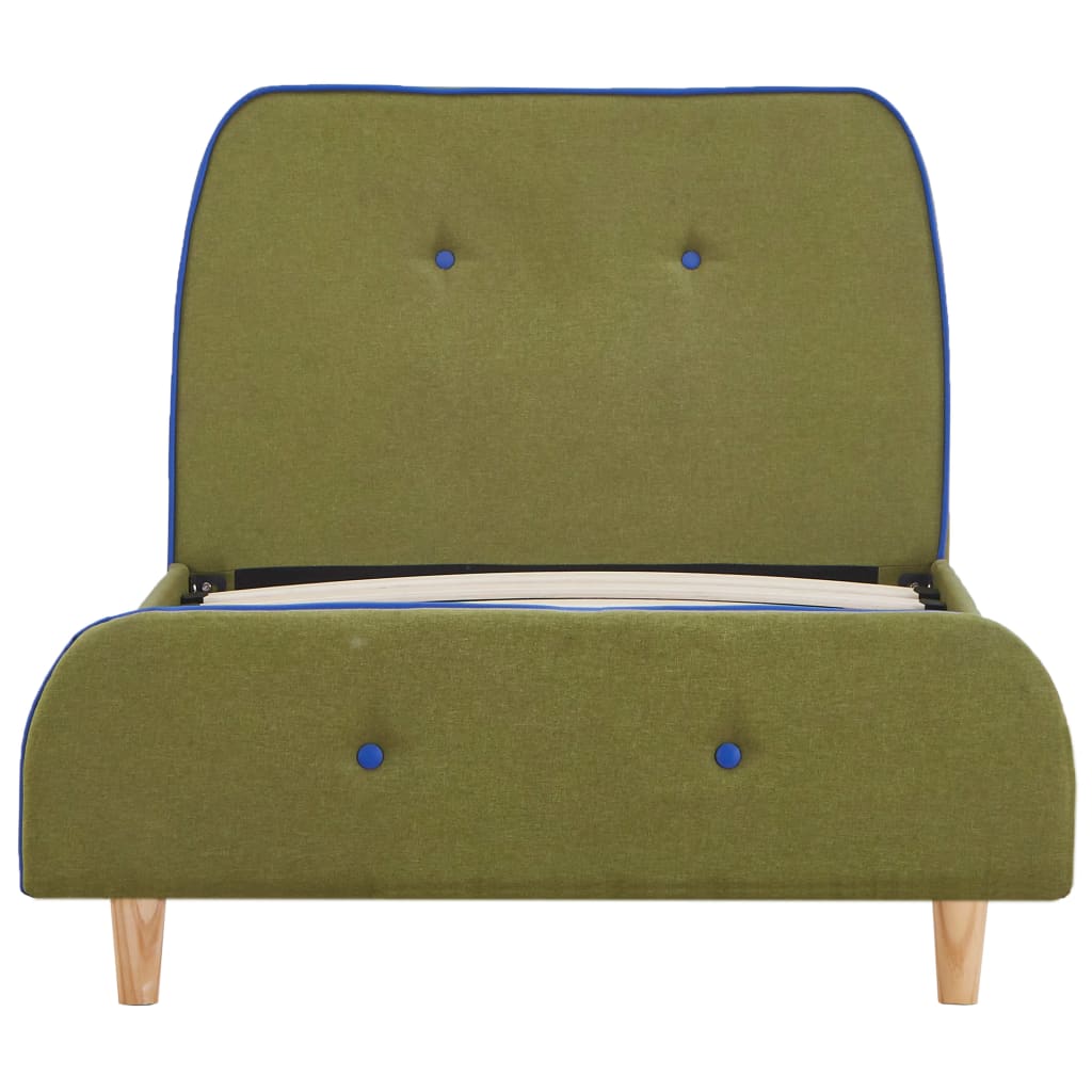 Bedframe Stof 90 x 200 cm Groen